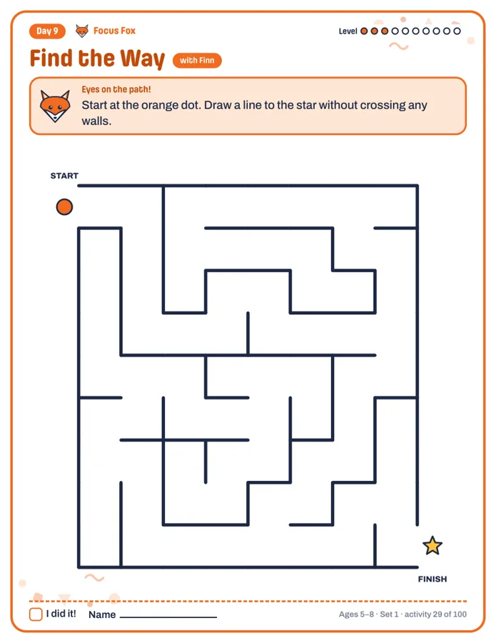 Maze page