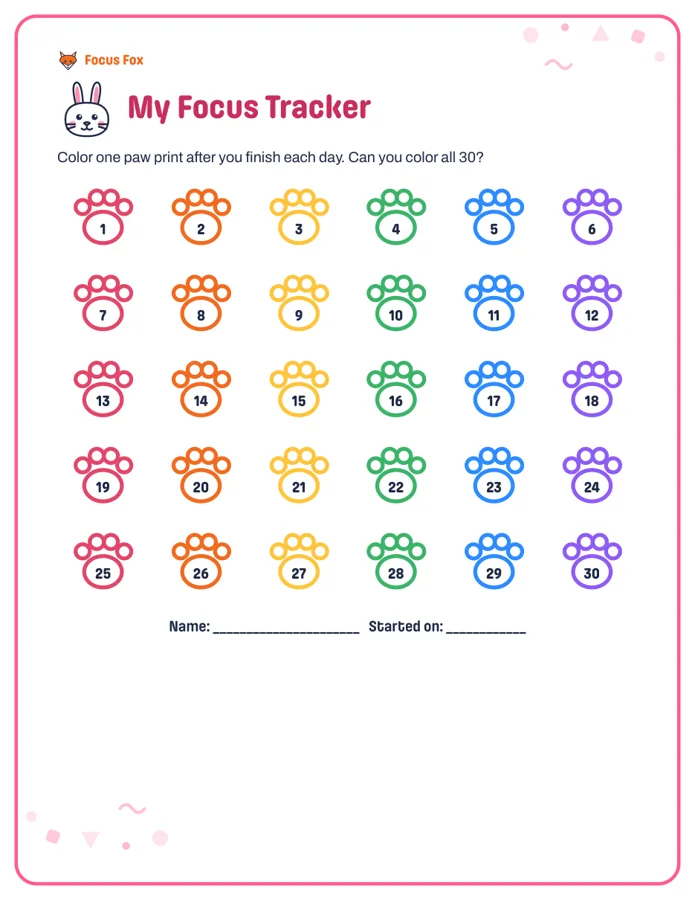 Focus tracker